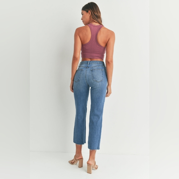 Just Black Denim - size 28 - Original Straight Cropped - medium wash - Picture 4 of 4